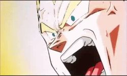 1boy 1girl 2nd_grade_super_saiyan android_16 animated animated_gif anime_screenshot battle beam cell_(dragon_ball) dragon_ball dragonball_z energy_beam final_flash lowres perfect_cell super_saiyan super_saiyan_1 vegeta