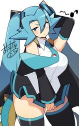 alternate_costume alternate_hairstyle clair_(pokemon) cosplay hatsune_miku hatsune_miku_(cosplay) mituyota_76 nintendo pokemon pokemon_oras twintails vocaloid
