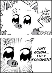 2017 2koma anger_vein bkub_(style) clenched_hand comic creatures_(company) drawfag game_freak gen_1_pokemon greyscale monochrome nintendo no_humans parody pokemon pokemon_(creature) poptepipic primeape speech_bubble style_parody