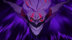 2boys animated battle dandadan destruction enjoji_jin evil_eye_(dandadan) multiple_boys running shirtless_male sound tagme takakura_ken_(dandadan) video
