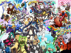 00s 10s 6+girls absolutely_everyone akiyama_mio annotated beatmania_iidx bemani black_rock_shooter black_rock_shooter_(character) character_request cheetahmen cirno crazy_frog_brothers crossover daromeon double_lariat_(vocaloid) eva_01 everyone fusion gag_manga_biyori gake_no_ue_no_ponyo get_down_(meme) hammer hatsune_miku hatsune_miku_no_shoushitsu_(vocaloid) hirasawa_yui horse ibuki_suika idolmaster idolmaster_(classic) inaba_tewi k-on! kagamine_rin kagamine_rin_(roshin_yuukai) kamui_gakupo kumakichi_(character) lucky_star macross macross_frontier making-of_available mcdonald&#039;s megurine_luka meltdown meme michael_jackson multiple_girls neon_genesis_evangelion niconico otonashi_kotori patricia_martin ranka_lee real_life remember_the_time remilia_scarlet ronald_mcdonald roshin_yuukai_(vocaloid) seikan_hikou smooooch songover sunred takatsuki_yayoi tennis_no_ouji-sama tentai_senshi_sunred touhou vocaloid world_is_mine_(vocaloid) yagokoro_eirin yoshi_ikuzo