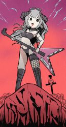 Rule 34 | absurdres, animal ears, animeretrograde, chikafuji lisa, electric guitar, guitar, highres, horns, instrument, sheep ears