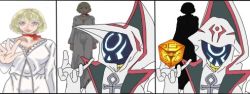 bible_black blonde_hair crossover cube dress green_eyes jody_crowley lowres magic millenian palms prana_(yu-gi-oh!) red_neck_ribbon unknown unknown_duelist white_dress witch yu-gi-oh! yugioh_dsod