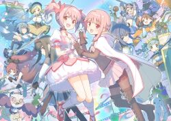 6+girls :o a-q_(madoka_magica) akemi_homura aki_mabayu armlet armor armored_boots asukaru_(magika_ru) back-to-back back_bow belt belt_buckle beret black_boots black_bow black_capelet black_corset black_gloves black_hair black_hairband black_hat black_shirt black_shorts black_sleeves black_thighhighs blonde_hair blue_belt blue_boots blue_dress blue_eyes blue_gemstone blue_hair blue_hat blue_shirt blue_skirt blue_sky blunt_bangs blunt_ends bodystocking boots bow bow_choker bowtie bracer braid breastplate brown_belt brown_hair bubble_skirt buckle buttons cape capelet center_frills chain chest_belt chest_jewel choker circle_skirt cleavage_cutout cloak closed_mouth clothing_cutout cloud collared_cape collared_capelet collared_dress collared_shirt commentary_request corset covered_navel crop_top cropped_shirt cross-laced_shoes crown cube detached_hood detached_sleeves diamond_button door dot_nose dress dress_bow drill_hair dual_wielding easel expressionless film_reel fingerless_gloves fire floating_cape floating_clothes floating_hair flower flower_hairpin folding_fan footwear_bow frilled_dress frilled_shirt frilled_skirt frilled_sleeves frilled_socks frills from_behind full_body furry futaba_sana gem gem_hair_ornament gloves gold_buckle gold_chain green_hair green_sweater grey_boots grey_thighhighs grin hair_between_eyes hair_bow hair_flower hair_ornament hair_through_hood hairband hammer hand_fan happy hat hat_feather high_heel_boots high_heels highres holding holding_fan holding_hammer holding_hands holding_polearm holding_shield holding_sword holding_weapon hood hood_down hood_up hooded_cloak huge_weapon interlocked_fingers jewelry kaname_madoka knee_pads kneehighs lace-up_boots layered_sleeves light_blush long_dress long_hair long_sleeves looking_back low_ponytail low_twintails magia_record:_mahou_shoujo_madoka_magica_gaiden magical_girl mahou_shoujo_madoka_magica mahou_shoujo_madoka_magica_(anime) mahou_shoujo_madoka_magica_magia_exedra memspark_(madoka_magica) messy_hair midriff miki_sayaka mini_hat miniskirt mitsuki_felicia multiple_girls namae_(magia_exedra) nanami_yachiyo nighthawk_(madoka_magica) nunchaku open_mouth orange_eyes orange_flower orange_shirt orange_skirt outline outstretched_arms over_shoulder paint_splatter pauldrons petals petticoat pink_belt pink_bow pink_brooch pink_dress pink_eyes pink_gemstone pink_hair pink_skirt pleated_skirt pleated_sleeves polearm ponytail puffy_long_sleeves puffy_short_sleeves puffy_sleeves pumps purple_bow purple_capelet purple_eyes purple_hood purple_ribbon purple_scarf purple_shirt purple_skirt pyrokinesis rainbow red_bow red_choker red_dress red_eyes red_gemstone red_hair red_shoes ribbon sakura_kyoko scarf shield shirt shoes short_dress short_hair short_sleeves short_twintails shorts shorts_under_skirt shoulder_armor side_braids side_ponytail sidelocks skirt skirt_under_dress sky sleeveless sleeveless_dress smile socks sparkle square_neckline straight_hair strapless strapless_shirt string studded_belt sweater sword tamaki_iroha tareme tassel tassel_hair_ornament thigh_belt thigh_boots thigh_strap thighhighs tomoe_mami tsurime turtleneck turtleneck_shirt turtleneck_sweater twin_braids twin_drills twintails two-tone_capelet two-tone_shirt veil very_long_hair vest waist_bow wavy_hair weapon weapon_over_shoulder white_cape white_cloak white_dress white_gloves white_outline white_shirt white_skirt white_sleeves white_socks white_thighhighs white_veil white_vest yellow_bow yellow_bowtie yellow_crown yellow_eyes yellow_ribbon yellow_skirt yui_tsuruno