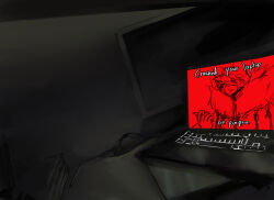 Rule 34 | 1girl, computer, digimon, digimon (creature), english text, laptop, meicrackmon vicious mode, solo