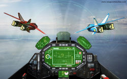 3d 3d-brainx afterburner buttons canopy choujikuu_yousai_macross cloud cockpit control_panel_overlay crosshair fake_screenshot flying heads-up_display highres macross mecha ocean photo_background realistic reflection robot science_fiction screen shore thrusters u.n._spacy user_interface variable_fighter vehicle_focus vf-1 vf-1j water watermark web_address