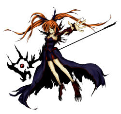 Rule 34 | 00s, alternate costume, alternate weapon, dark persona, highres, lyrical nanoha, mahou shoujo lyrical nanoha, raising heart, shu, shuu (artist), solo, takamachi nanoha, weapon, white devil