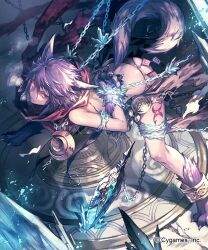 1girl animal_ears artist_request bound copyright_request fenrir_(shingeki_no_bahamut) granblue_fantasy official_art shingeki_no_bahamut tagme
