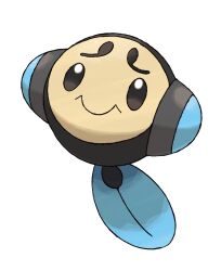 animal_focus artist_request closed_mouth full_body gen_5_pokemon highres nintendo no_humans official_art pokemon pokemon_(creature) pokemon_bw pokemon_focus smile solo tadpole third-party_source transparent_background tympole