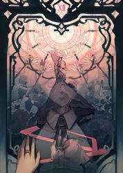 aluce asmodeus_(umineko) beatrice_(umineko) beelzebub_(umineko) belphegor_(umineko) blonde_hair braid braided_bun chiester00 chiester410 chiester45 chiester556 chiester_sisters clock collared_shirt eva_beatrice faceless flauros_(umineko) gaap_(umineko) grandfather_clock hair_bun highres jewelry leviathan_(umineko) lucifer_(umineko) mammon_(umineko) maria_(umineko) message_in_a_bottle neckwear_request rabbit_girl reflection ring ronove_(umineko) sakutarou_(umineko) satan_(umineko) shannon_(umineko) shirt sisters_of_purgatory spoilers stakes_of_purgatory umineko_no_naku_koro_ni ushiromiya_battler ushiromiya_maria virgilia_(umineko) yasu_(umineko)