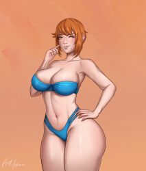 artyukina bikini coco_mellsworth highleg highres non-web_source swimsuit thighs