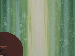 1990s_(style) 2girls agent_aika aika_(series) animated animated_gif breasts cleavage cleavage_cutout clothing_cutout delmo dress golden_delmo jumping midair multiple_girls panties pantyshot sania_(agent_aika) short_dress tonia underwear weapon white_panties