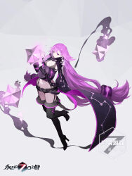 1girl artist_request belt character_request groin navel pink_hair tagme