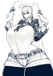 Rule 34 | 1girl, ball busting, bdsm, breasts, cbt, covered erect nipples, crotch kick, cum, curvy, disembodied penis, huge breasts, leggings, penis, shorts, spacezin, thick thighs, thighs, touhou, wide hips, wriggle nightbug