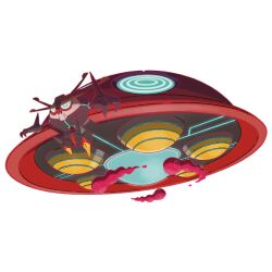artist_request dynamax full_body gen_8_pokemon gigantamax gigantamax_orbeetle nintendo no_humans official_art orbeetle pokemon pokemon_(creature) pokemon_focus pokemon_swsh red_clouds solo third-party_source transparent_background