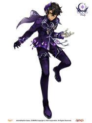 Rule 34 | 1boy, belt, black boots, black gloves, black hair, black jacket, black pants, boots, bow, bowtie, cape, closed mouth, collared jacket, company name, copyright name, copyright notice, crescent print, dark-skinned male, dark skin, determined, elsword, facial scar, feather hair ornament, feathers, floating cape, full body, game cg, gloves, grey bow, grey bowtie, hair between eyes, hair ornament, hwansang, jacket, knee up, light frown, logo, long sleeves, looking at viewer, magical boy, male focus, mechanical hands, official alternate costume, official art, orange eyes, pants, purple belt, purple cape, raven cronwell, scar, scar on cheek, scar on face, second-party source, short hair, single glove, single mechanical hand, solo, tachi-e, thick eyebrows, thigh belt, thigh boots, thigh strap, transparent background, tsurime, v-shaped eyebrows