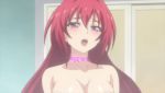 10s 1boy 2girls animated ass ass_grab blush bouncing_breasts breasts brown_hair cake cream deep_skin eating food grabbing_another&#039;s_breast groping large_breasts licking long_hair lowres multiple_girls naked_towel naruse_maria naruse_mio nipples nude purple_eyes red_eyes red_hair screencap sexually_suggestive shinmai_maou_no_testament sound spiked_hair subtitled towel video white_hair