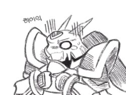 Rule 34 | alphamon, armor, digicore, digicore interface, digimon, digimon (creature), monochrome, triangle, wings