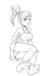 Rule 34 | highres, korean text, mature female, min-gook&#039;s mother, monochrome, sketch