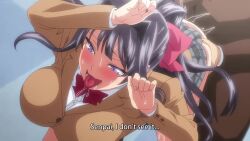 1girl 2boys anal animated ass breasts cum cum_in_ass cum_on_floor cum_overflow huge_breasts ima_ria long_hair multiple_boys stealth_sex tagme ugly_bastard video