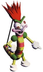 1990s_(style) 3d bowyer lowres mario_(series) nintendo no_humans official_art pointing smile super_mario_bros._1 super_mario_rpg