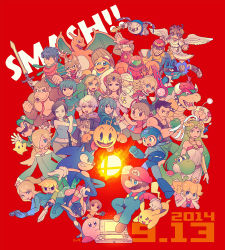 6+boys 6+girls alternate_color animal_crossing animal_ears ape armor bird black_hair blonde_hair blue_bodysuit blue_eyes blue_hair blue_pikmin bodysuit bone_(stare) book bowser cape captain_falcon charizard creatures_(company) crown dark_skin diddy_kong dinosaur donkey_kong donkey_kong_(series) dress dual_persona everyone facial_hair fire_emblem fire_emblem:_mystery_of_the_emblem fire_emblem:_path_of_radiance fire_emblem:_radiant_dawn fire_emblem_awakening fox_ears fox_mccloud fox_tail full_body galaxia_(sword) game_freak gen_1_pokemon gen_4_pokemon gen_6_pokemon gloves green_eyes green_hair greninja gun handheld_game_console hat headband helmet highres holding holding_sword holding_weapon hood ike_(fire_emblem) kid_icarus king_dedede kirby kirby_(series) link little_mac long_hair looking_at_viewer lucario lucina_(fire_emblem) luigi luma_(mario) mario mario_(series) marth_(fire_emblem) mask mega_man_(character) mega_man_(classic) mega_man_(series) meta_knight metroid mole mole_under_mouth monado monkey multiple_boys multiple_girls mustache nintendo nintendo_3ds olimar open_mouth pac-man pac-man_(game) palutena pikachu pikmin_(creature) pikmin_(series) pit_(kid_icarus) pointy_ears pokemon pokemon_(creature) pokemon_rgby pokemon_xy ponytail princess_peach princess_zelda red_eyes red_hair red_pikmin robin_(fire_emblem) robin_(male)_(fire_emblem) rosalina samus_aran scarf shiny_clothes short_hair shulk_(xenoblade) skin_tight smile sonic_(series) sonic_the_hedgehog star_(symbol) star_fox super_mario_galaxy super_smash_bros. sword tail the_legend_of_zelda the_legend_of_zelda:_the_wind_waker the_legend_of_zelda:_twilight_princess tiara tongue v varia_suit villager_(animal_crossing) weapon white_hair wii_fit wii_fit_trainer wii_fit_trainer_(female) wings xenoblade_chronicles_(series) xenoblade_chronicles_1 yellow_eyes yellow_pikmin yoshi zero_suit