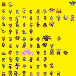 6+girls aki_minoriko aki_shizuha alice_margatroid animal_ears annotation_request bat_wings bird_wings black_dress blonde_hair blue_dress blue_hair braid broom brown_hair bucket camera cat_ears cat_tail character_request chen cirno commentary_request daiyousei detached_sleeves doll dress electricity everyone fairy_wings flandre_scarlet floating food fox_tail frog_hair_ornament fruit fujiwara_no_mokou futatsuiwa_mamizou gradient_hair green_hair grey_hair hair_ornament hair_ribbon hakurei_reimu hammer hand_fan hat hata_no_kokoro heart heart_of_string heterochromia highres hijiri_byakuren himekaidou_hatate hinanawi_tenshi hitodama holding holding_broom holding_camera holding_fan holding_hammer holding_instrument holding_shield holding_umbrella holding_violin holding_weapon hong_meiling horikawa_raiko horns hoshiguma_yuugi houjuu_nue houraisan_kaguya ibaraki_kasen ibuki_suika ice ice_wings imaizumi_kagerou in_bucket in_container inaba_tewi instrument inubashiri_momiji izayoi_sakuya kaenbyou_rin kagiyama_hina kaku_seiga kamishirasawa_keine kasodani_kyouko kawashiro_nitori kazami_yuuka keyboard_(instrument) kijin_seija kirai_shouen kirisame_marisa kisume knife koakuma kochiya_sanae komeiji_koishi komeiji_satori konpaku_youmu kumoi_ichirin kurodani_yamame letty_whiterock lily_white luna_child lunasa_prismriver lyrica_prismriver maid maid_headdress medicine_melancholy merlin_prismriver mima_(touhou) miyako_yoshika mizuhashi_parsee mob_cap moriya_suwako mother_(series) mouse_ears multicolored_dress multicolored_hair multiple_girls murasa_minamitsu mystia_lorelei nagae_iku namusanbou nazrin nintendo oni_horns onozuka_komachi patchouli_knowledge peach pink_dress pixel_art purple_hair rabbit_ears rabbit_tail red_dress reisen_udongein_inaba reiuji_utsuho remilia_scarlet ribbon rope rumia saigyouji_yuyuko saturday_night_fever sekibanki shameimaru_aya shanghai_doll shield shiki_eiki shimenawa side_ponytail simple_background single_braid single_horn snake_hair_ornament soga_no_tojiko standing standing_on_one_leg star_sapphire sukuna_shinmyoumaru sunny_milk sword sword_of_hisou tail tatara_kogasa tatara_kogasa_(umbrella) third_eye throwing_knife toramaru_shou touhou touhou_(pc-98) touhou_mother toyosatomimi_no_miko trumpet tsukumo_benben tsukumo_yatsuhashi twin_braids umbrella unzan violin wakasagihime weapon white_hair wings witch_hat wriggle_nightbug yagokoro_eirin yakumo_ran yakumo_yukari yasaka_kanako yellow_background