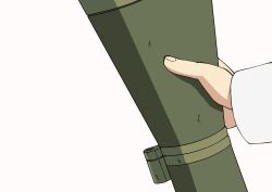 1girl 84x245mm_r_rcl aiming ammunition animated animated_gif brown_eyes brown_hair carl_gustaf_recoilless_rifle firing highres kneeling miniskirt nichijou one_eye_closed pleated_skirt red_skirt rocket_launcher school_uniform serafuku serious skirt smoke socks solo tachibana_misato tokisadame_school_uniform v-shaped_eyebrows vinegarjar weapon white_socks