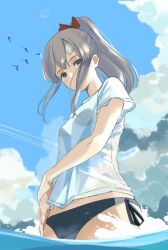 1girl artist_request bandages bikini swimsuit tagme yukoku_kiriko