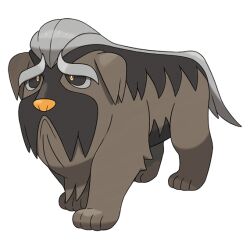 Rule 34 | :&lt;, animal focus, artist request, closed mouth, dog, full body, mabosstiff, nintendo, no humans, official art, pokemon, pokemon (creature), pokemon focus, pokemon sv, solo, third-party source, transparent background