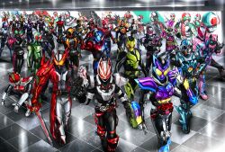 Rule 34 | absurdres, armor, bodysuit, everyone, highres, kamen rider, kamen rider (1st series), kamen rider 01 (series), kamen rider 1, kamen rider 1 (shin), kamen rider 2, kamen rider 555, kamen rider agito, kamen rider agito (series), kamen rider amazon, kamen rider amazon (series), kamen rider amazon alpha, kamen rider amazon omega, kamen rider amazons, kamen rider black, kamen rider black (series), kamen rider black rx, kamen rider black rx (series), kamen rider black sun, kamen rider black sun (series), kamen rider blade, kamen rider blade (series), kamen rider build, kamen rider build (series), kamen rider dcd, kamen rider decade, kamen rider den-o, kamen rider den-o (series), kamen rider den-o (sword form), kamen rider double, kamen rider drive, kamen rider drive (series), kamen rider ex-aid, kamen rider ex-aid (series), kamen rider faiz, kamen rider fourze, kamen rider fourze (series), kamen rider gaim, kamen rider gaim (series), kamen rider gavv, kamen rider gavv (series), kamen rider geats, kamen rider geats (series), kamen rider ghost, kamen rider ghost (series), kamen rider gotchard, kamen rider gotchard (series), kamen rider hibiki, kamen rider hibiki (series), kamen rider j, kamen rider j (movie), kamen rider kabuto, kamen rider kabuto (series), kamen rider kiva, kamen rider kiva (series), kamen rider kuuga, kamen rider kuuga (series), kamen rider ooo, kamen rider ooo (series), kamen rider revi, kamen rider revice, kamen rider ryuki, kamen rider ryuki (series), kamen rider saber, kamen rider saber (series), kamen rider shin, kamen rider stronger, kamen rider stronger (series), kamen rider super-1, kamen rider super-1 (series), kamen rider the first, kamen rider v3, kamen rider v3 (series), kamen rider vice, kamen rider w, kamen rider wizard, kamen rider wizard (series), kamen rider x, kamen rider x (series), kamen rider zero-one, kamen rider zi-o, kamen rider zi-o (series), kamen rider zo, kamen rider zx, masukudo (hamamoto hikaru), multiple boys, new kamen rider, rider belt, riderman, shin kamen rider, shin kamen rider prologue, skyrider, tokusatsu