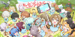 6+girls :d absurdres aged_down ak-alfa_(girls&#039;_frontline) anger_vein aqua_hair artist_request basket bear bento blonde_hair blue_eyes blue_hair blue_hairband blue_sky book bread brown_hair card cellphone cherry_blossoms child children&#039;s_day chinese_commentary chopsticks closed_eyes colphne_(girls&#039;_frontline_2) commentary_request cup drone fang florence_(girls&#039;_frontline_2) food g11_(girls&#039;_frontline) girls&#039;_frontline girls&#039;_frontline_2:_exilium glowstick grass grey_hair hairband hat highres hk416_(girls&#039;_frontline) holding holding_book holding_cup holding_glowstick hugging_object jiangyu_(girls&#039;_frontline_2) k2_(girls&#039;_frontline) kindergarten_uniform klukai_(girls&#039;_frontline_2) lainie_(girls&#039;_frontline_2) lenna_(girls&#039;_frontline_2) leva_(girls&#039;_frontline_2) long_hair lunchbox lying makiatto_(girls&#039;_frontline_2) mechty_(girls&#039;_frontline_2) multiple_girls musical_note necktie nikketa_(girls&#039;_frontline_2) official_art on_side open_mouth orange_necktie outdoors pa-15_(girls&#039;_frontline) phone picnic playing_card purple_hair reading rubik&#039;s_cube sabrina_(girls&#039;_frontline_2) scar scar_across_eye scar_on_face second-party_source selfie_stick sky sleeping smartphone smile spas-12_(girls&#039;_frontline) suomi_(girls&#039;_frontline) suomi_(girls&#039;_frontline_2) tololo_(girls&#039;_frontline_2) tree twintails type_97_(girls&#039;_frontline) ump40_(girls&#039;_frontline) ump45_(girls&#039;_frontline) ump9_(girls&#039;_frontline) v vector_(girls&#039;_frontline) vector_(girls&#039;_frontline_2) vsk-94_(girls&#039;_frontline) wa2000_(girls&#039;_frontline) white_hat yoohee_(girls&#039;_frontline_2) zhaohui_(girls&#039;_frontline_2)