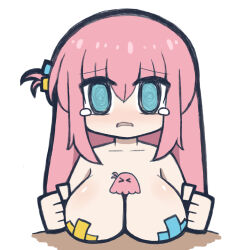 absurdres bocchi_the_rock! chibi deformed gotoh_hitori highres omero