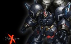 1girl bad_id bad_pixiv_id copyright_name highres logo maria_balthasar mecha robot seibzehn size_difference xeno_(series) xenogears yoshiomi