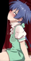 2boys androgynous animated bar_censor blue_eyes blue_hair blush bulge censored deepthroat erection erection_under_clothes fellatio from_side hands_on_another&#039;s_head irrumatio lloyd_de_saloum long_hair male_focus mizumizuni moaning multiple_boys oral penis profile puffy_short_sleeves puffy_sleeves shirt short_sleeves shota sitting solo_focus stomach_bulge tensei_shitara_dai_nana_oji_datta_no_de:_kimama_ni_majutsu_o_kiwamemasu trap video white_shirt yaoi