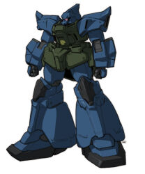 arm_cannon cable commentary_request gelgoog glowing glowing_eye gundam machinery mecha mecha_focus mobile_suit mobile_suit_gundam no_humans one-eyed original red_eyes redesign robot science_fiction signature solo tessaku_ro weapon white_background zeon