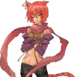 1girl artist_request shining_(series) shining_force_feather tagme tattoo teeda_(shining_force_feather)