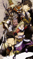 Rule 34 | armor, aya gozen, beard, bow (weapon), facial hair, headband, hojo ujiyasu, hood, inahime, maeda keiji, mask, mouri motonari, polearm, ponytail, sanada yukimura, scar, sengoku musou, spear, takeda shingen, weapon