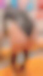 Rule 34 | 1girl, animated, asian, ass, ass-to-ass, audible music, bare legs, baseball cap, black hair, black leotard, black thighhighs, butt crack, hand on ass, hat, highleg, highleg leotard, highres, japanese (nationality), leotard, long hair, lowres, model, music, painting (object), photo (medium), photo (object), real life, ririkana, shiny clothes, shiny skin, simple background, skindentation, smile, solo, sound, standing, thighhighs, thighs, thong leotard, video