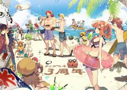 6+boys 6+girls :d ^_^ abs absurdres aircraft animal animal_hands animal_hood apron argyle_clothes argyle_jacket banana_boat bandaged_chest bandaged_torso barefoot bikini bikini_skirt black_bikini black_eyes black_footwear black_hair blonde_hair blue_hair blue_shirt blunt_bangs bracelet braid brown_hair brown_headwear brown_shorts bucket burgerberg_q-taro buried cape cat cat_hood character_print chidouin_sara closed_eyes collar covering_breasts covering_privates crab crying cup dark-skinned_male dark_skin dirigible drawstring drinking_straw eating egg egokoro_nao everyone eyewear_on_head feet_out_of_frame flip-flops food food_stand french_braid frilled_bikini frills fruit full_body glasses gloves green_bikini green_eyes green_hair green_shirt hair_between_eyes hair_ornament hairclip hannakii hat hayasaka_shunsuke highres hiyori_sou hoemii holding holding_animal holding_cup holding_food holding_plate holding_shovel holding_spatula holding_swimsuit holding_tray holding_unworn_clothes hood hood_down hood_up hooded_jacket ibushi_gin ice_cream ice_cream_float innertube jacket jewelry kageyama_ranmaru kimi_ga_shine kinashi_anzu kizuchi_kanna kneeling kurumada_naomichi leggings long_hair looking_at_another looking_at_viewer low_ponytail m_96_1 male_swimwear mask medium_hair messy_hair midori_(kimi_ga_shine) mishima_kazumi_(kimi_ga_shine) mishuku_hinako mouth_mask multicolored_hair multiple_boys multiple_girls muscular muscular_male nyaa-chan_(kimi_ga_shine) open_clothes open_mouth open_shirt orange_cape orange_hair orange_jacket palm_tree parasol parted_bangs parted_lips paw_gloves pectorals pendant pink_hair plate polka_dot polka_dot_scarf ponytail purple_bikini purple_eyes purple_hair purple_jacket red_eyes red_hair red_jacket red_scarf running sandals sarong satou_kai sausage scarf seashell shaved_ice shell shell_bikini shinogi_keiji shirt short_hair shorts shovel sitting smile spatula standing starfish streaked_hair streaming_tears striped_clothes striped_shirt sun_hat sunglasses sweat swim_ring swim_trunks swimsuit t-shirt tazuna_joe tears toto_noel tray tree tsurugi_mai umbrella undercut unworn_collar unworn_swimsuit upper_body utensil_in_mouth walking water_drop watermelon waving white_bikini white_hair white_shirt yabusame_alice yabusame_reko yellow_apron yellow_jacket