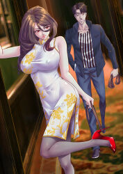 1girl breasts godletter huge_breasts tagme