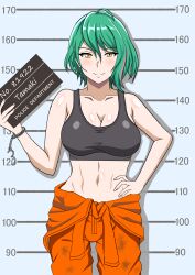 Rule 34 | 1girl, absurdres, breasts, dead or alive, green hair, highres, large breasts, navel, tagme, tamaki (doa)
