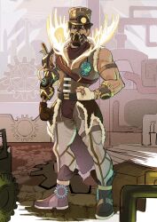 Rule 34 | 1boy, absurdres, alternate costume, animal ears, antlers, biceps, commission, deer antlers, deer boy, deer ears, dumart (dunbans), eikthyrnir (fire emblem), fire emblem, fire emblem heroes, hat, highres, horns, male focus, mask, masked, mouth mask, muscular, muscular male, nintendo, reindeer antlers, top hat