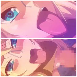 Rule 34 | 2girls, animated, animated gif, anime screenshot, bdsm, blonde hair, blue eyes, bondage, bound, breasts, censored, clenched hand, cum, cum in mouth, cum on body, facial, female focus, iris von austria, long hair, mashou no nie 3, mireille von austria, mosaic censoring, multiple girls, murakami teruaki, nipples, nose hook, nude, open mouth, pillory, princess, pubic hair, shibari, slave, snot trail, stocks, sweat, tears, tongue, tongue out