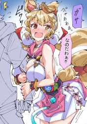 Rule 34 | 1girl, 1other, @ @, ^^^, alice thymefield, alice thymefield (sea of thyme), animal ears, arm between breasts, between breasts, blonde hair, blush, braid, breasts, commentary request, crying, crying with eyes open, grabbing another&#039;s arm, hair ornament, hairband, heterochromia, large breasts, leaning forward, long hair, low twintails, nodachi (nodati51), nose blush, official alternate costume, one-piece swimsuit, open mouth, rabbit girl, red eyes, scared, skindentation, solo focus, sphere hair ornament, sweat, swimsuit, tail, tears, translation request, twintails, very long hair, yellow eyes, zenless zone zero