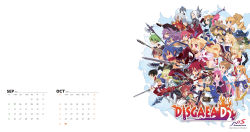 Rule 34 | 10s, 2016, 6+boys, 6+girls, absurdres, animal, antenna hair, archer (disgaea), armor, armor knight (disgaea), arms up, axe, beast master (disgaea), belt, bird, black hair, blonde hair, blue eyes, blue hair, blush, brown eyes, brown hair, calendar, company name, copyright name, disgaea, disgaea d2, elder spear, empty eyes, etna (disgaea), everyone, fang, fangs, female angel (disgaea), female brawler (disgaea), female warrior (disgaea), flonne, flonne (fallen angel), full body, fur trim, goggles, goggles on headwear, green eyes, green hair, gunner (disgaea), hairband, halberd, harada takehito, healer (disgaea), highres, laharl, logo, mage (disgaea), magic knight (disgaea), male angel (disgaea), male brawler (disgaea), male healer (disgaea), male warrior (disgaea), masked hero (disgaea), multiple boys, multiple girls, navel, ninja (disgaea), october, official art, official wallpaper, onmyo monk (disgaea), open mouth, penguin, polearm, prinny, purple eyes, purple hair, red eyes, red hair, rod, ronin (disgaea), september, serious, shaman (disgaea), short shorts, shorts, sicily (disgaea), silver hair, simple background, skull (disgaea), smile, spear, staff, sword, teeth, thief (disgaea), wand, weapon, white background, wings
