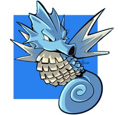absurdres destinywebgio gen_1_pokemon highres nintendo no_humans pokemon pokemon_(creature) seadra signature solo