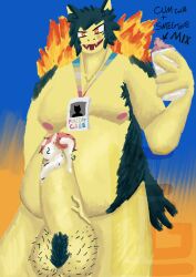 absurdres cum erection fat fat_man furry furry_male gen_2_pokemon highres lionfiregod male_focus map_pride_flag nintendo pedophile penis pervert pokemon pokemon_(creature) pokemon_day_care pokemon_focus self-upload smegma testicle_hair testicles typhlosion yaoi