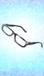 blue_background chocolate commentary fate/grand_order fate_(series) food_focus glasses lasengle no_humans official_art snowflakes third-party_source