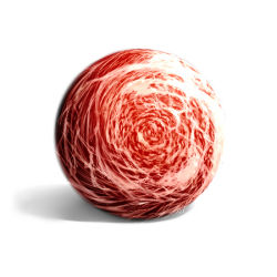 Rule 34 | ao usagi, ball, food, food focus, lowres, meat, meatball, no humans, original, pun, shadow, simple background, spiral, white background